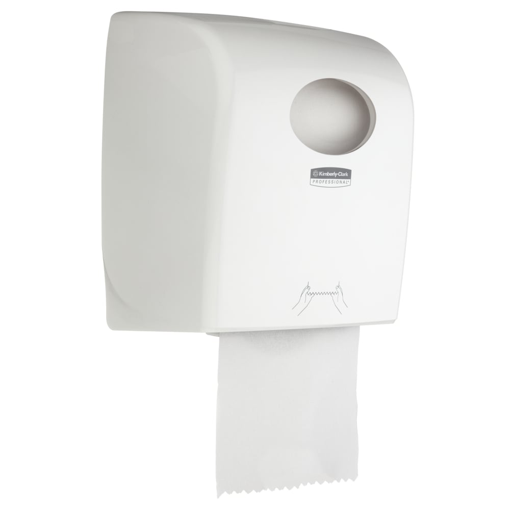 Aquarius™ Rolled Hand Towel Dispenser 7375 - 1 x White Paper Towel Dispenser - 7375