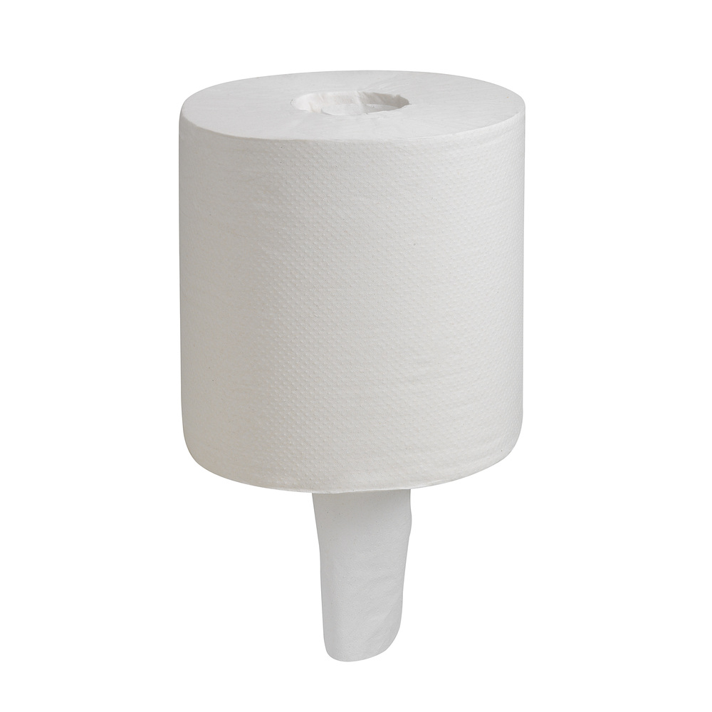 WypAll® L10 Essential Wiping Paper 7276 - Centrefeed Roll - 6 Rolls x 300m White Paper Wipers (1,800m total) - 7276