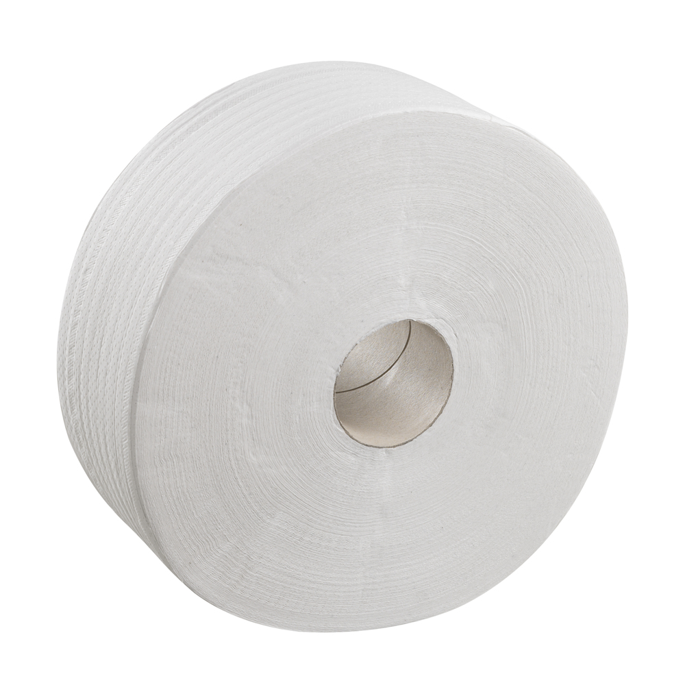 Papier toilette Kleenex® Jumbo - 8572 - 1 000 feuilles, blanc, 2 plis par rouleau (un paquet contient 6 rouleaux) - 8572