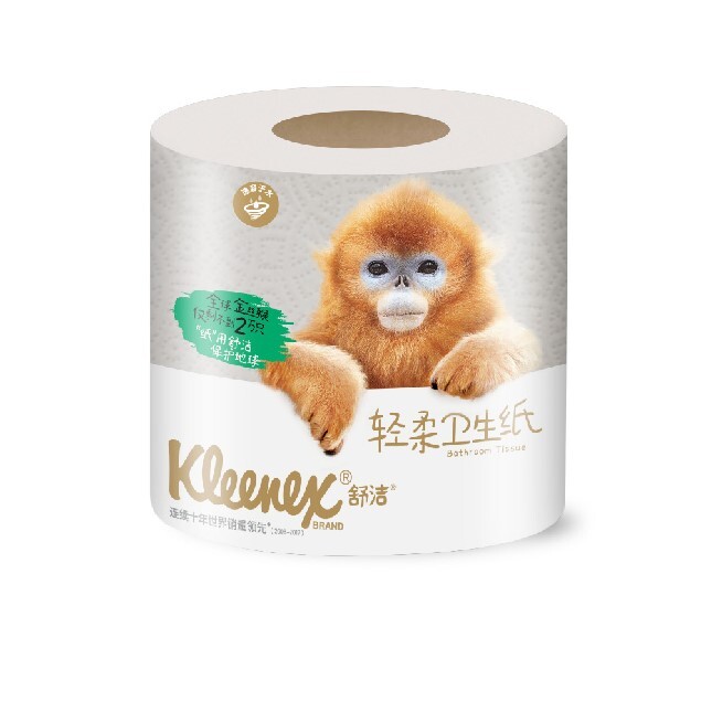 Kleenex®舒洁® 小卷卫生纸200格(4层) FSC MIX，200张/卷 ，24卷/箱 - 0562-10