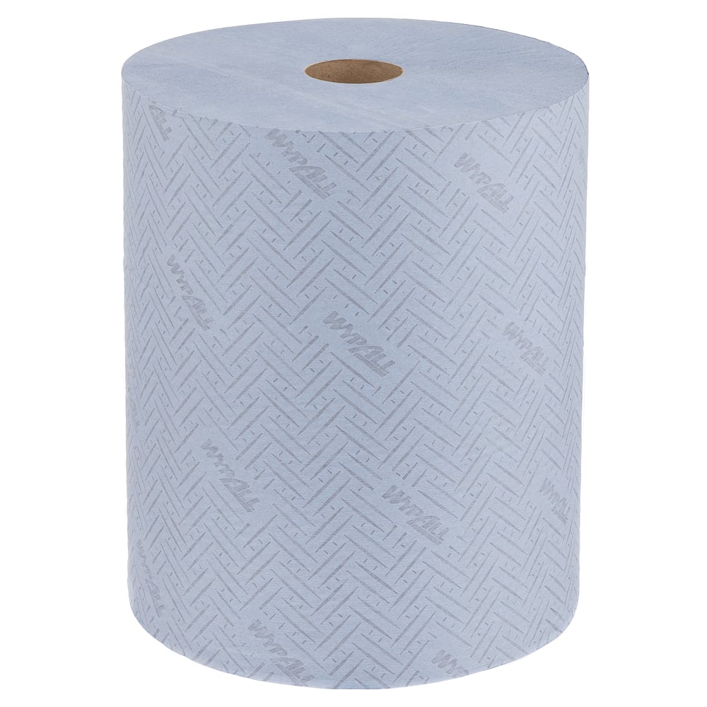 WypAll® L20 Surface Wiping Paper 7356 - Extra Wide Blue Roll - 1 Jumbo Roll x 1,000 Blue, 2 Ply Paper Wipers - 7356