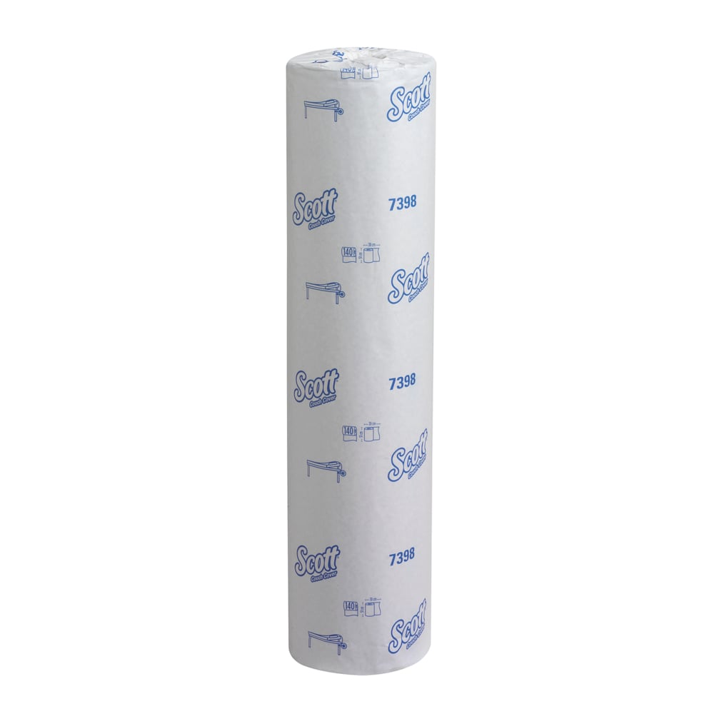 Drap d'examen Scott® (51W) 7398 - 12 rouleaux de 140 formats bleus, 2 épaisseurs - 7398