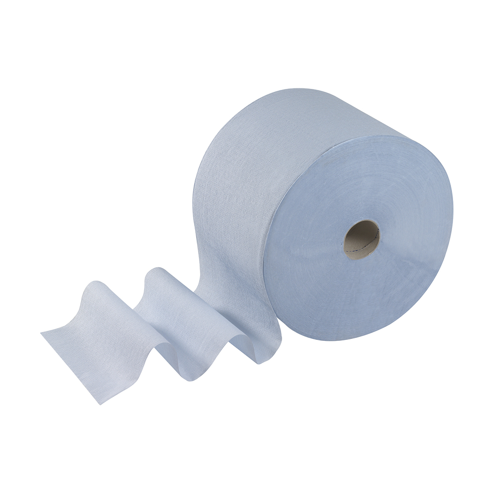 WypAll® L10 Extra Wiper Roll 7140 - Large Roll Wiping Paper - 1 Blue Roll x 1,500 Paper Wipers - 7140