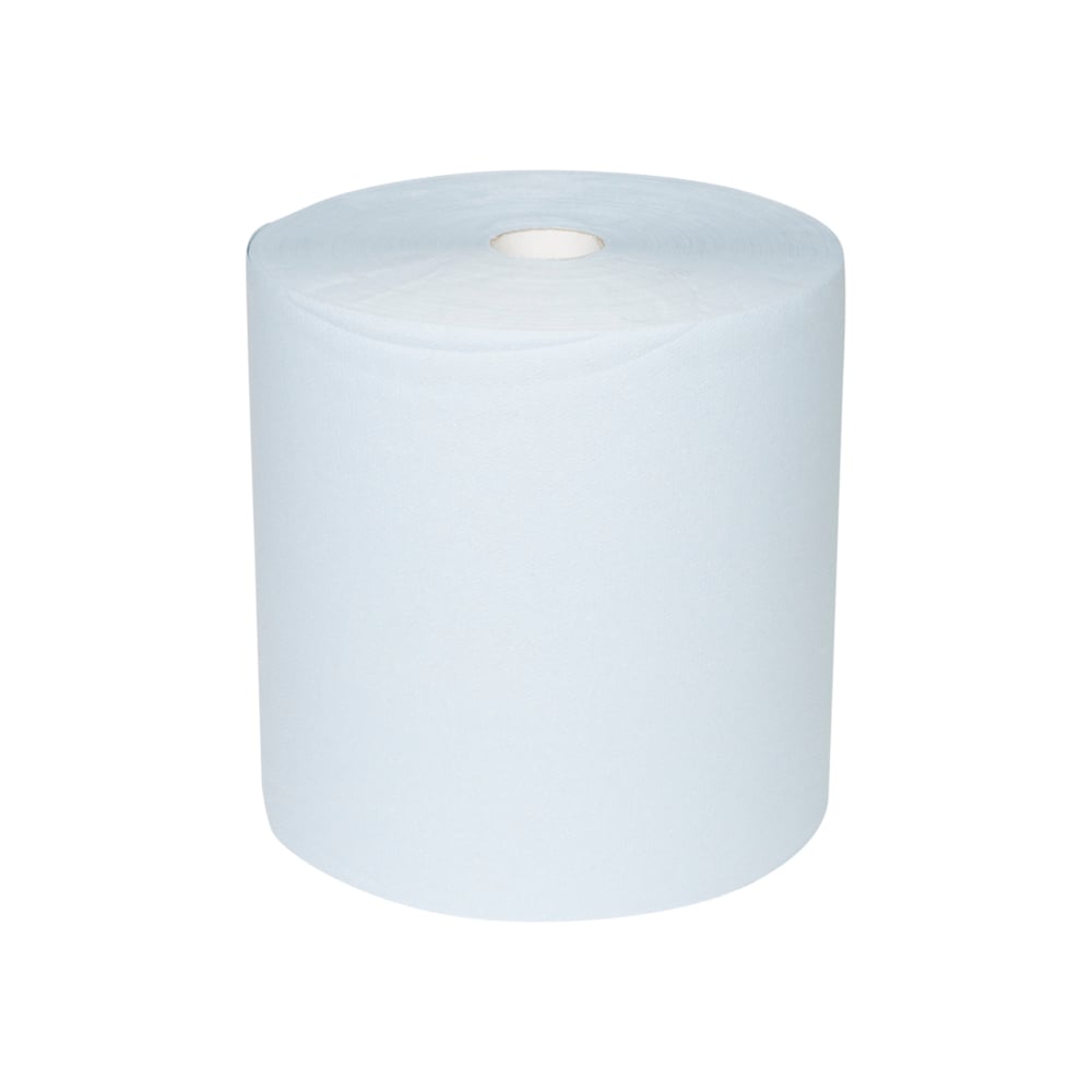 WypAll® L10 poetdoeken voor oppervlaktes 7240 - Jumbo Xtra brede poetsdoekrol - 1 blauwe rol x 1.000 papieren poetsdoeken - 7240