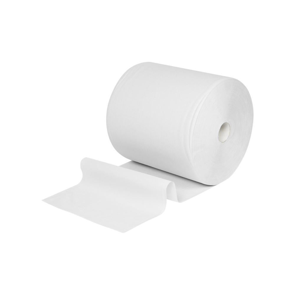 WypAll® L10 Surface Wiping Paper 7241 - Jumbo Xtra Wide Wiper Roll - 1 Roll x 1,000 White Paper Wipers - 7241