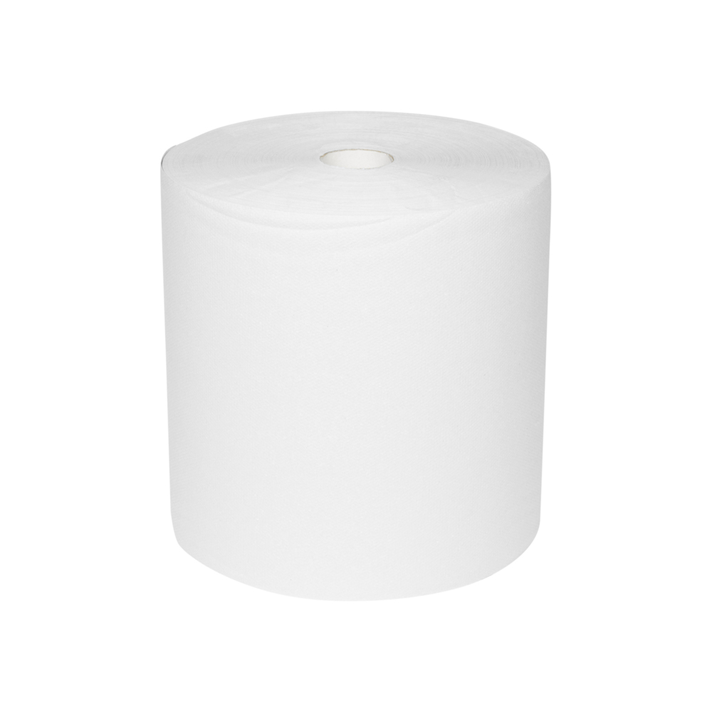 WypAll® L10-poetsdoeken voor oppervlakken 7241 - Jumbo extra brede poetsdoekrol - 1 rol x 1.000 witte papieren poetsdoeken - 7241