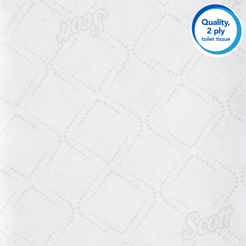 Papier toilette à dévidage central Scott® Control™ 8591 - Papier toilette 2 épaisseurs - 12 rouleaux x 833 feuilles de papier toilette (9 996 feuilles au total) - 8591