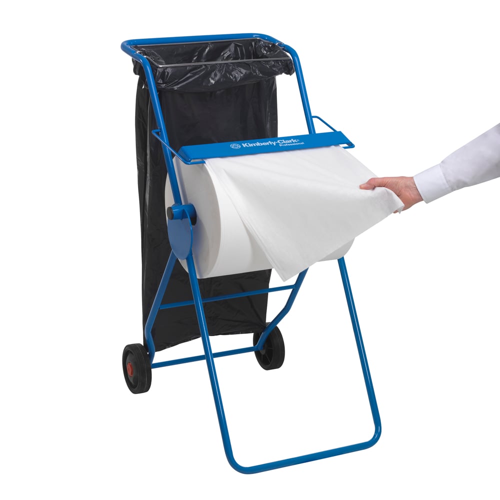 Panni per la pulizia multifunzione WypAll® X60 General Clean™ 8349 - Panni assorbenti riutilizzabili - 1 rotolo grande da 650 panni per la pulizia, per uso industriale, bianchi - 8349