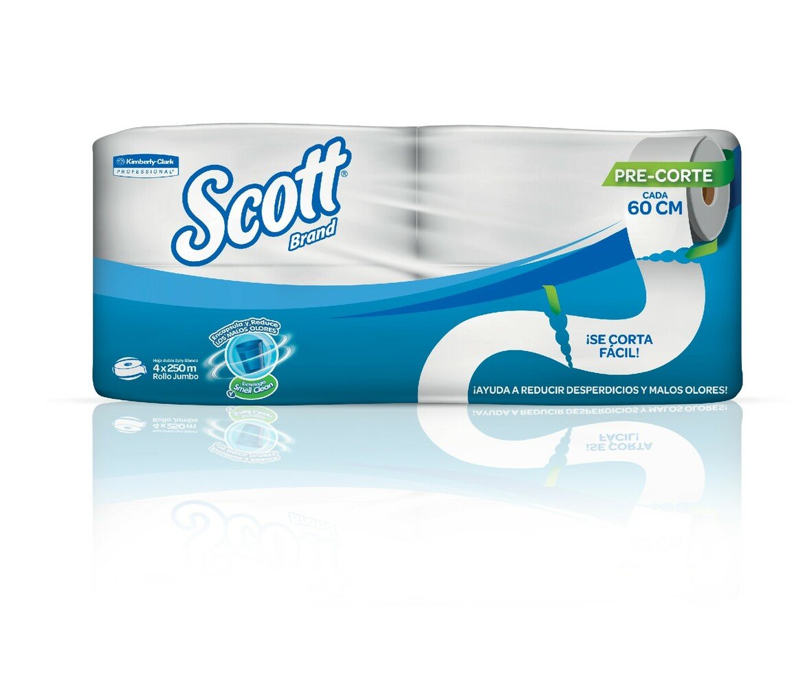 Scott® Essential Papel Higiénico en Rollo 30241021 - 250m/Rollo, 4