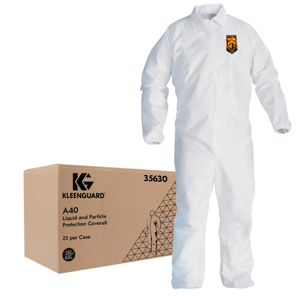 Combinaisons de protection contre les liquides et les particules Kleenguard A40 - 35630