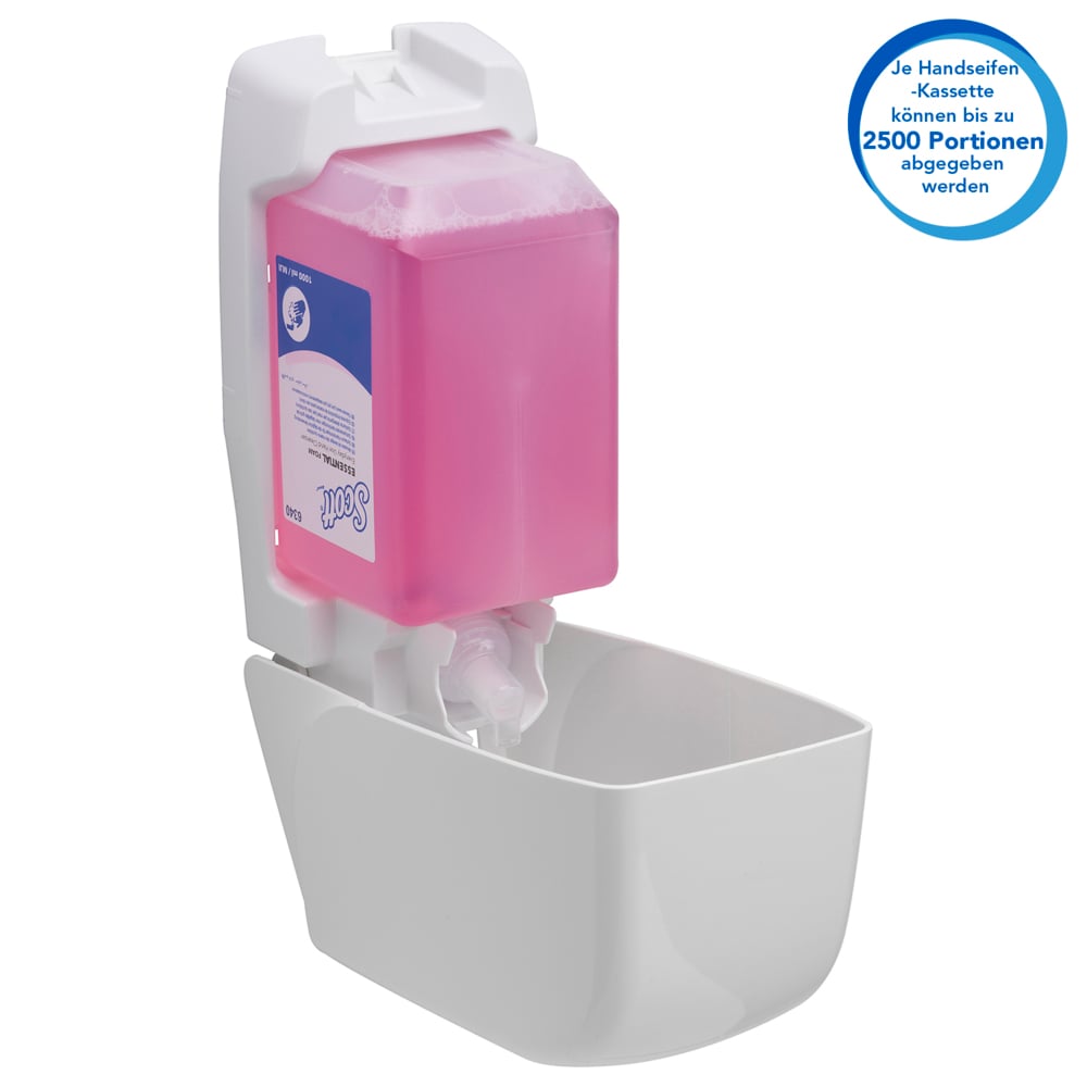 Scott® Essential™ schuimende handreiniger voor dagelijks gebruik 6340 - schuimende, geurige vloeibare handzeep - 6 navulflacons met roze handzeep van 1 liter (6 liter in totaal) - 6340