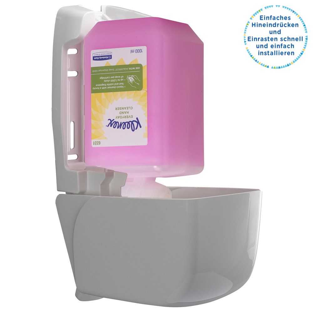 Kleenex® Handreiniger voor dagelijks gebruik 6331, Roze, 6x1 l (6 liter in totaal) - 6331