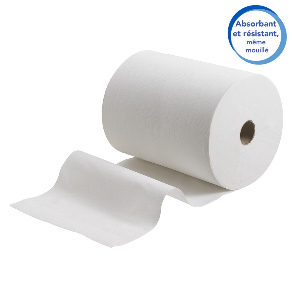 Scott® Slimroll™ papieren Handdoekjes 6657 - 6 x 165 m witte, 1-laags rollen - 6657