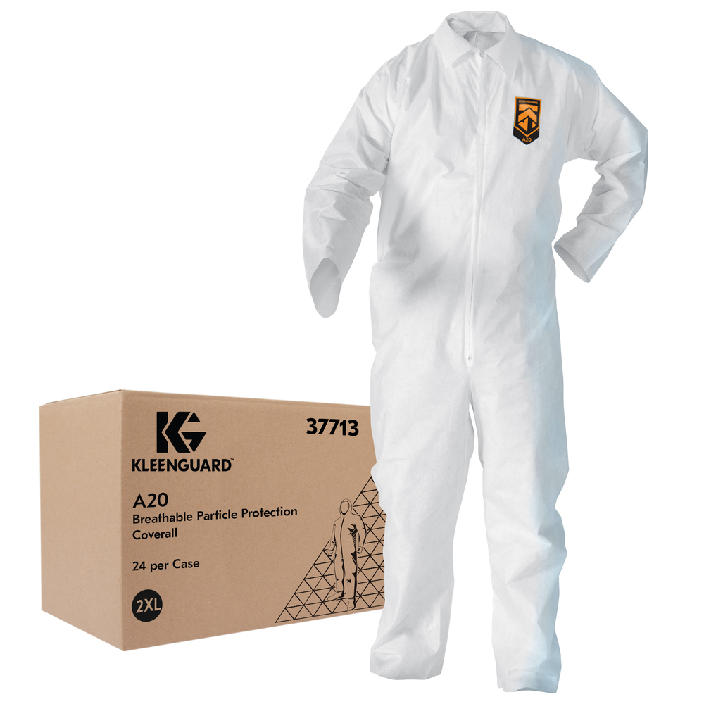 KleenGuard™ A20 Breathable Particle Protection Coveralls - 37713