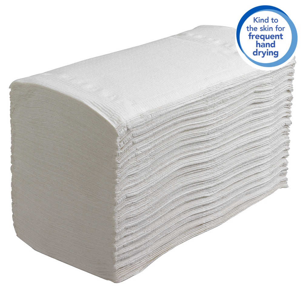 Scott® Control™ ineengevouwen papieren handdoekjes 6663 - M-gevouwen papieren doekjes - 15 verpakkingen x 212 papieren handdoek op rol (3180 stuks in totaal) - 6663