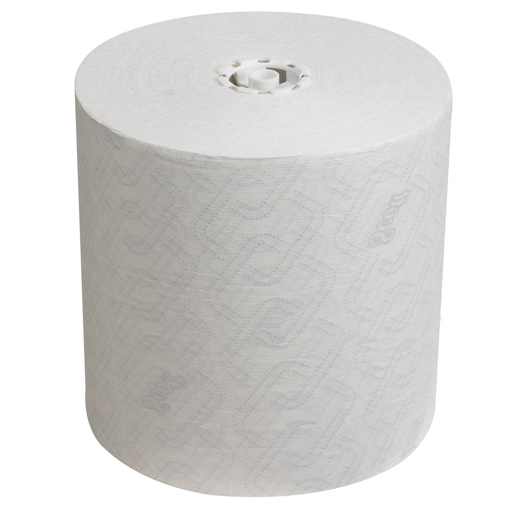 Scott® Essential™ Rolled Hand Towels 6691 - Rolled Paper Towels - 6 x 350m White Paper Towel Rolls (2,100m total) - 6691