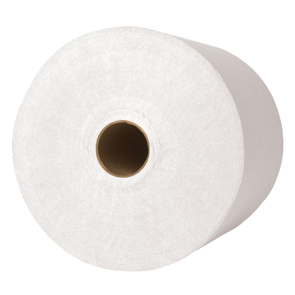 Asciugamani in rotolo Scott® 6667 - 6 rotoli x 304 m, colore bianco, a 1 velo - 6667