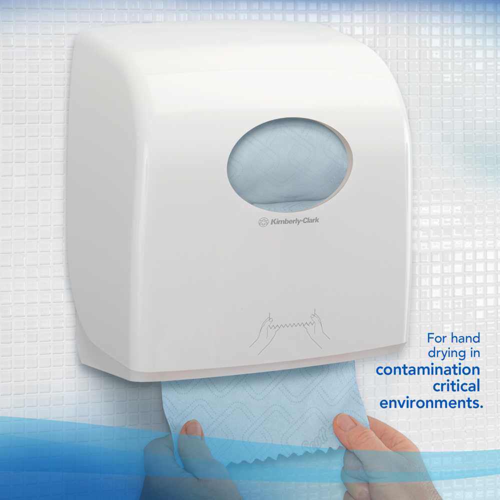 Scott® Essential™ Рулонные бумажные полотенца для рук, код 6692, 6 рулонов x 350 м синей, однослойной бумаги (итого 2100 м) - 6692