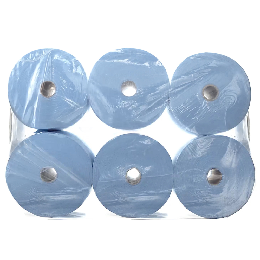 Scott® Rolled Paper Hand Towels 6668 - Blue Rolls 6 Pack - 6 Rolls x 304m Blue Paper Towels (1,824m Total) - 6668