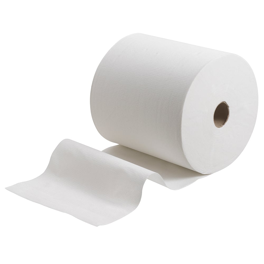 Asciugamani in rotolo Scott® 6667 - 6 rotoli x 304 m, colore bianco, a 1 velo - 6667