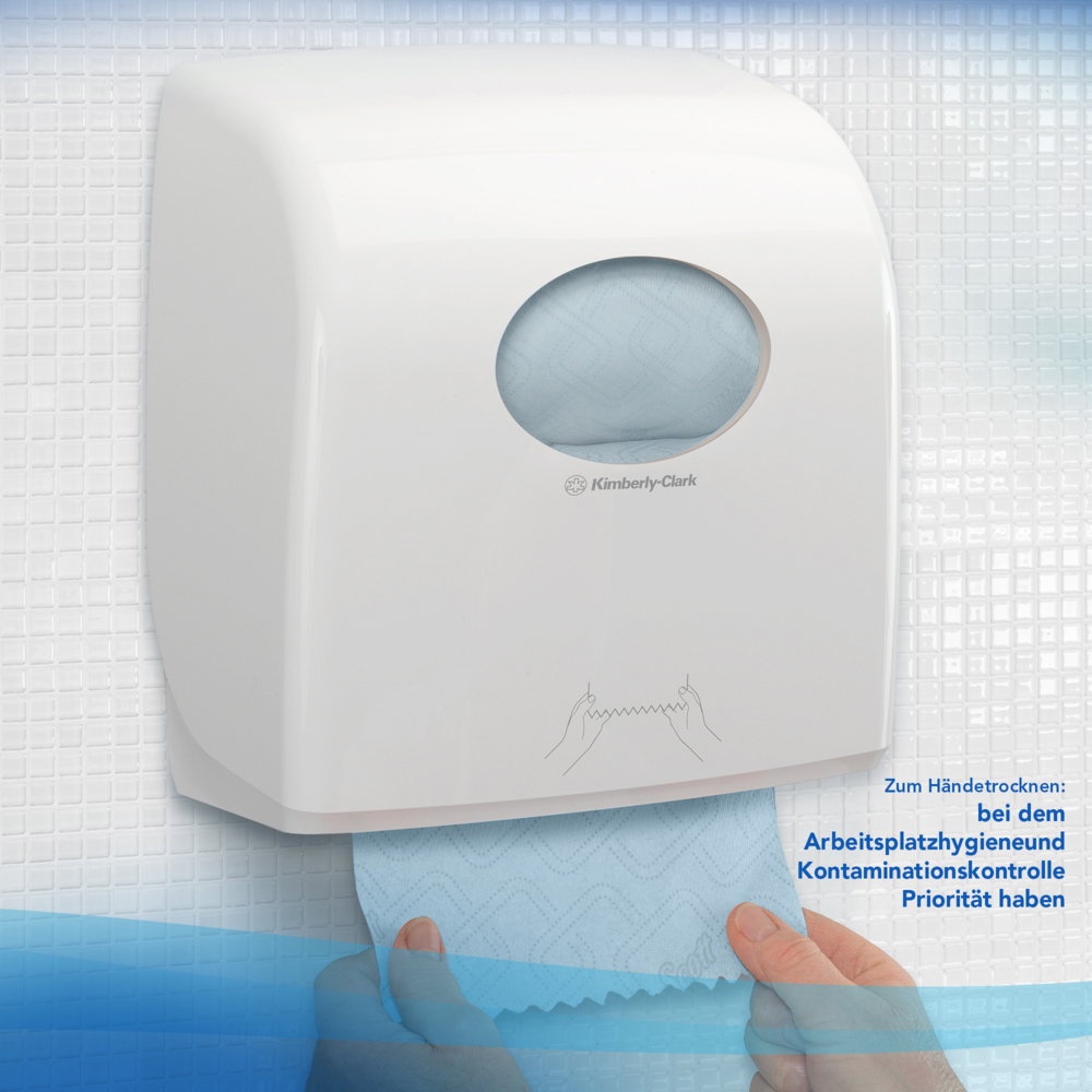 Scott® Essential™ Рулонные бумажные полотенца для рук, код 6692, 6 рулонов x 350 м синей, однослойной бумаги (итого 2100 м) - 6692