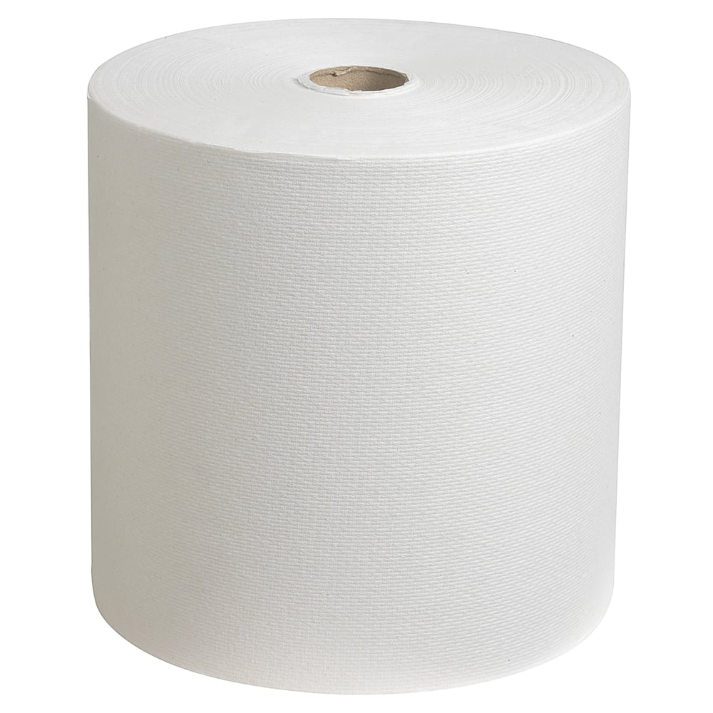 Scott® Rolled Hand Towels 6667 - Paper Hand Towels for Dispenser - 6 Rolls x 304m White Paper Towels (1,824m Total) - 6667