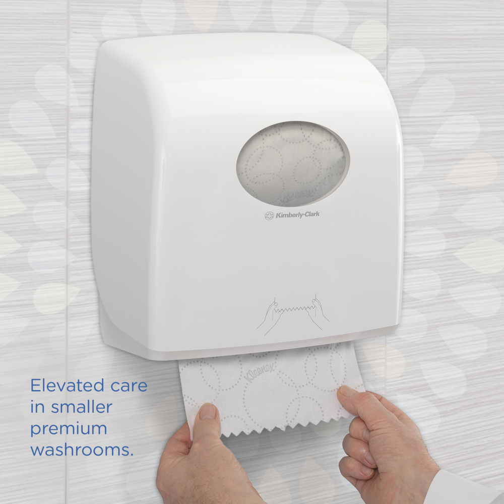 Papel secamanos en rollo Kleenex® Ultra™ Slimroll™ 6781 - Secamanos en rollo de 2 capas - 6 rollos de papel secamanos en blanco x 100 m - 6781