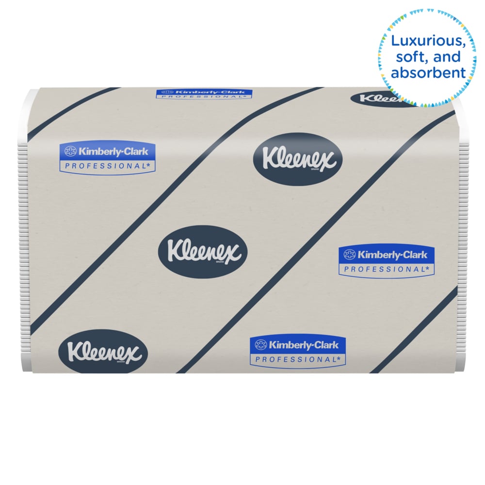 Kleenex® Ultra gevouwen Handdoeken 6772 - 30 wikkels x 94 witte, 2-laags doeken - 6772