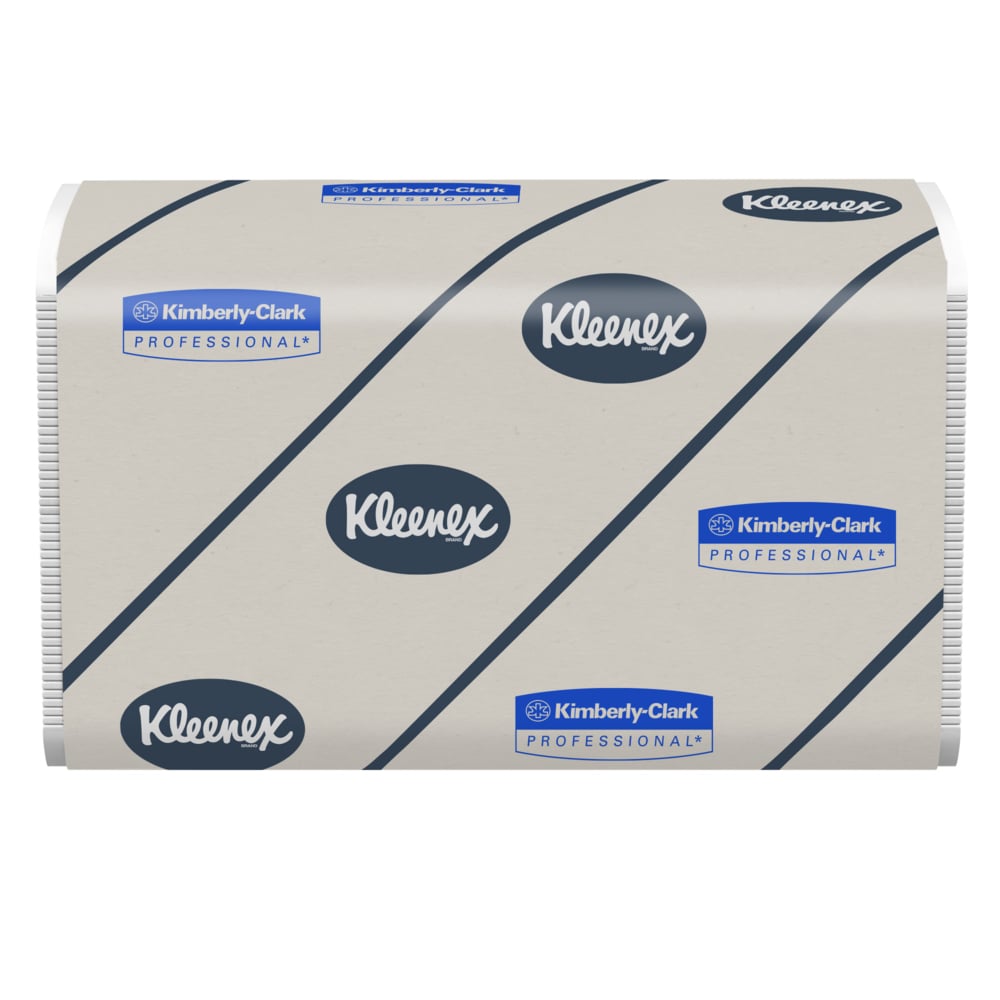 Kleenex® Ultra™ Handtücher mit Interfold-Faltung 6772 – 30 Packungen mit je 94 weißen, 2-lagigen Tüchern - 6772