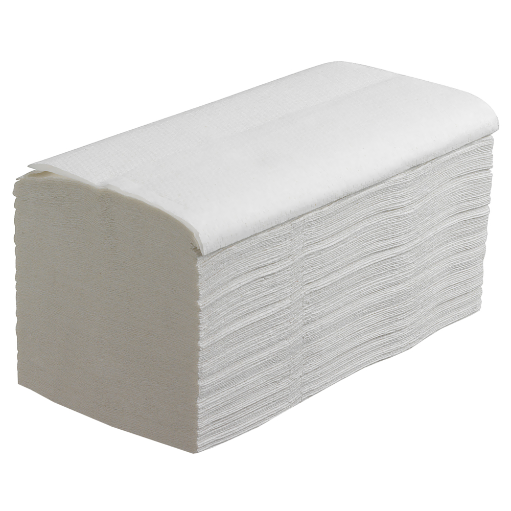 Hostess™ NATURA™ Rolhanddoeken 6812 - 20 pakken x 84 grote, witte, 2-laags vellen - 6812