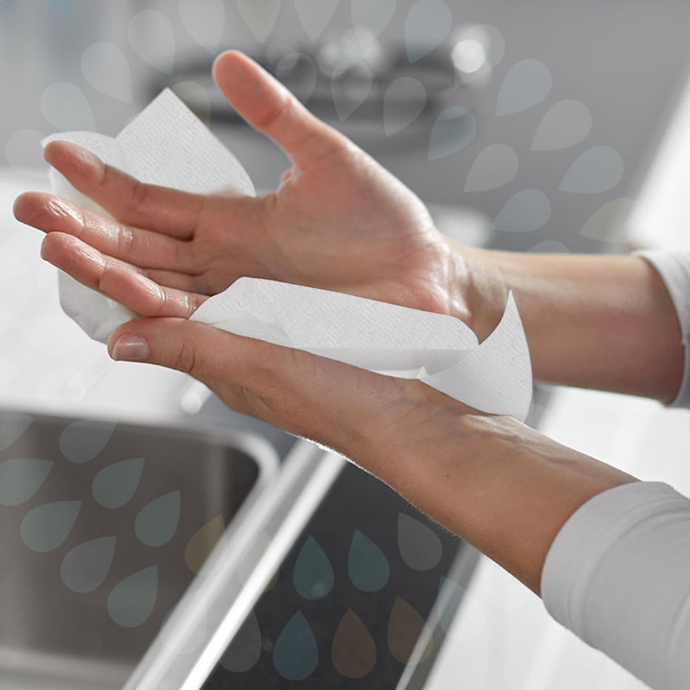 Kleenex® Ultra™ Hand Towel Roll 6765 - 6 x 130m white, 2 ply rolls - 6765