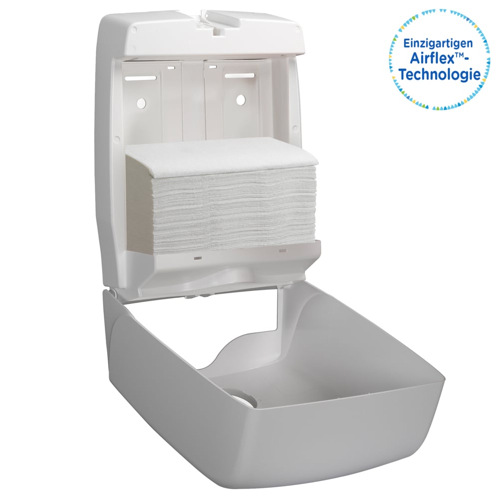 Kleenex® Ultra™ Сложенные полотенца для рук V-Fold, код 6710, 15 упаковок x 96 листов белой, трехслойной бумаги (всего 1440 шт.) - 6710