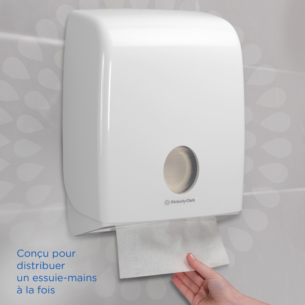 Essuie-mains enchevêtrés Kleenex® 6789 - Essuie-mains 2 épaisseurs pliés en V - 15 paquets x 186 essuie-mains en papier (2 790 au total) - 6789