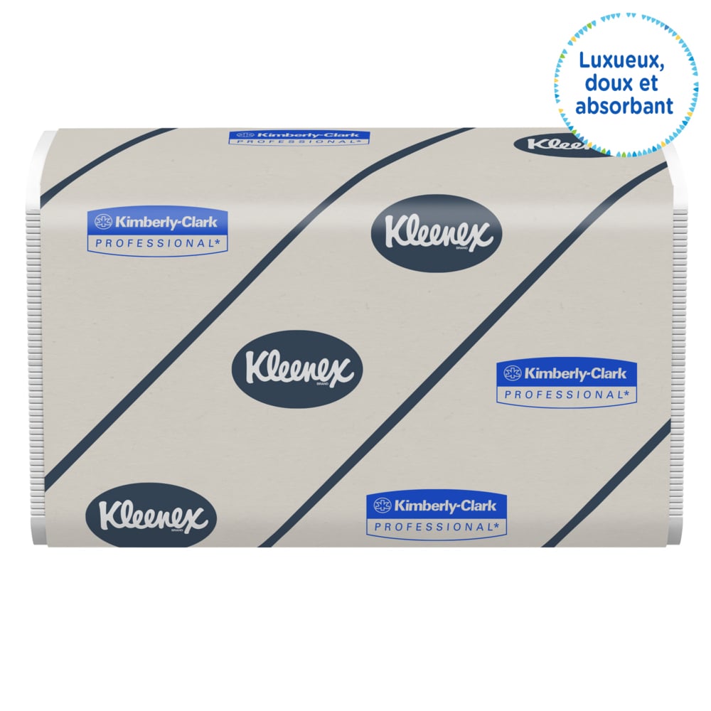 Kleenex® Ultra™ Toallas secamanos interplegadas 6772: 30 paquetes x 94 hojas de 2 capas, blancas - 6772