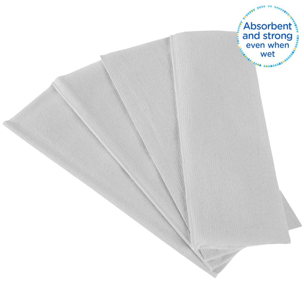 Kleenex® Ultra gevouwen Handdoeken 6772 - 30 wikkels x 94 witte, 2-laags doeken - 6772