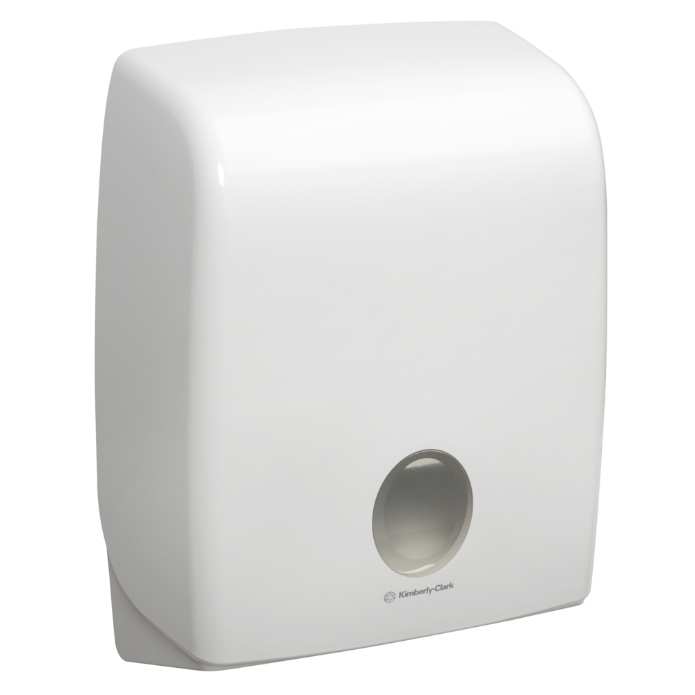 Distributeur d'essuie-mains pliés en C Aquarius™ 6954 - Blanc - 1 x 1 distributeur - 6954