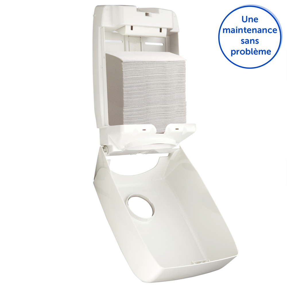 Aquarius™- Dispenser voor gevouwen handdoeken 6945 - 1 witte Dispenser voor papieren handdoeken - 6945