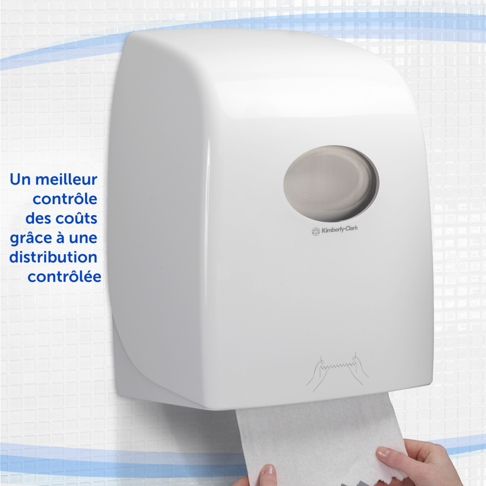 Distributeur d'essuie-mains roulés Aquarius™ 6959 - Blanc - 6959