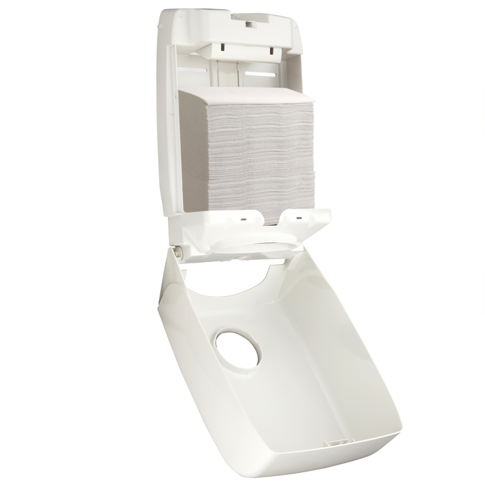 Distributeur d'essuie-mains pliés Aquarius™ 6945 - 1 x distributeur blanc d'essuie-mains - 6945