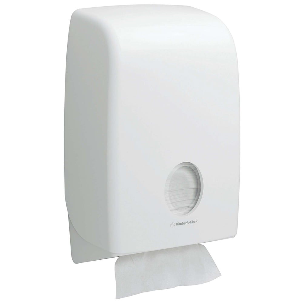 Dispenser di asciugamani intercalati Aquarius™ 6945 - 1 dispenser di panni di carta bianco - 6945