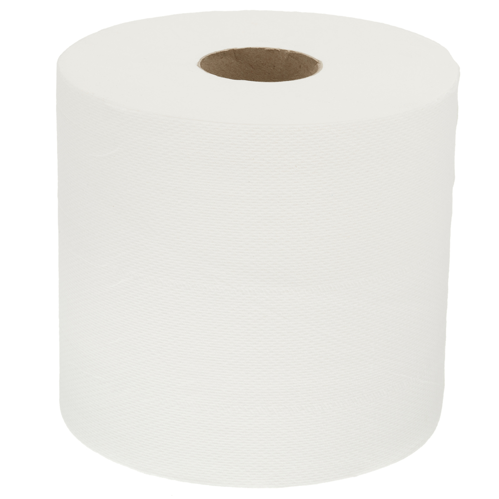 Essuyeurs WypAll® L10 Extra - Dévidage central Roll Control™ 7495 - 6 rouleaux de 525 formats blancs, 1 épaisseur - 7495