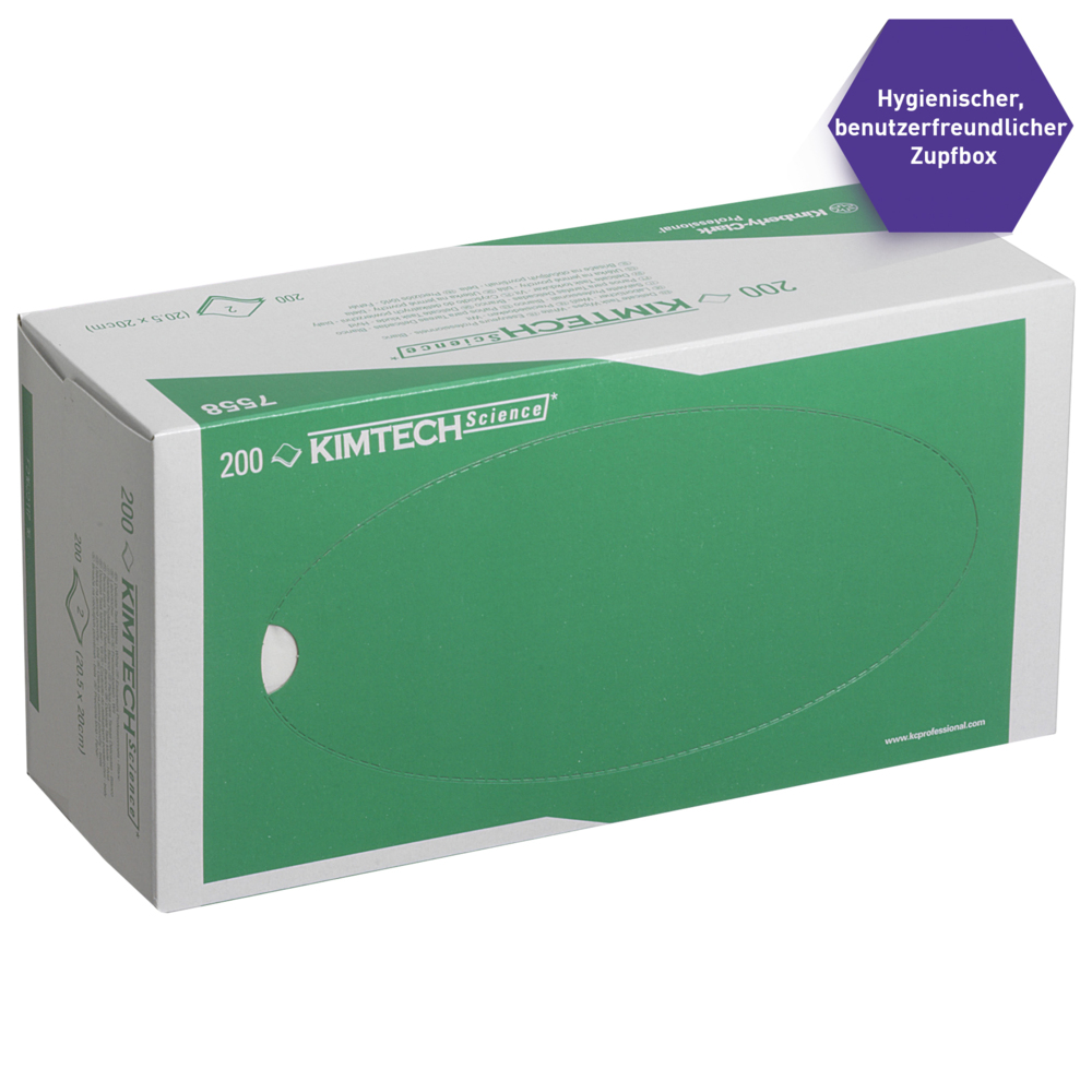 Kimtech® Science Precisiedoeken  15 dozen x 200 witte 2-laags vellen = 3000 vellen - 7558