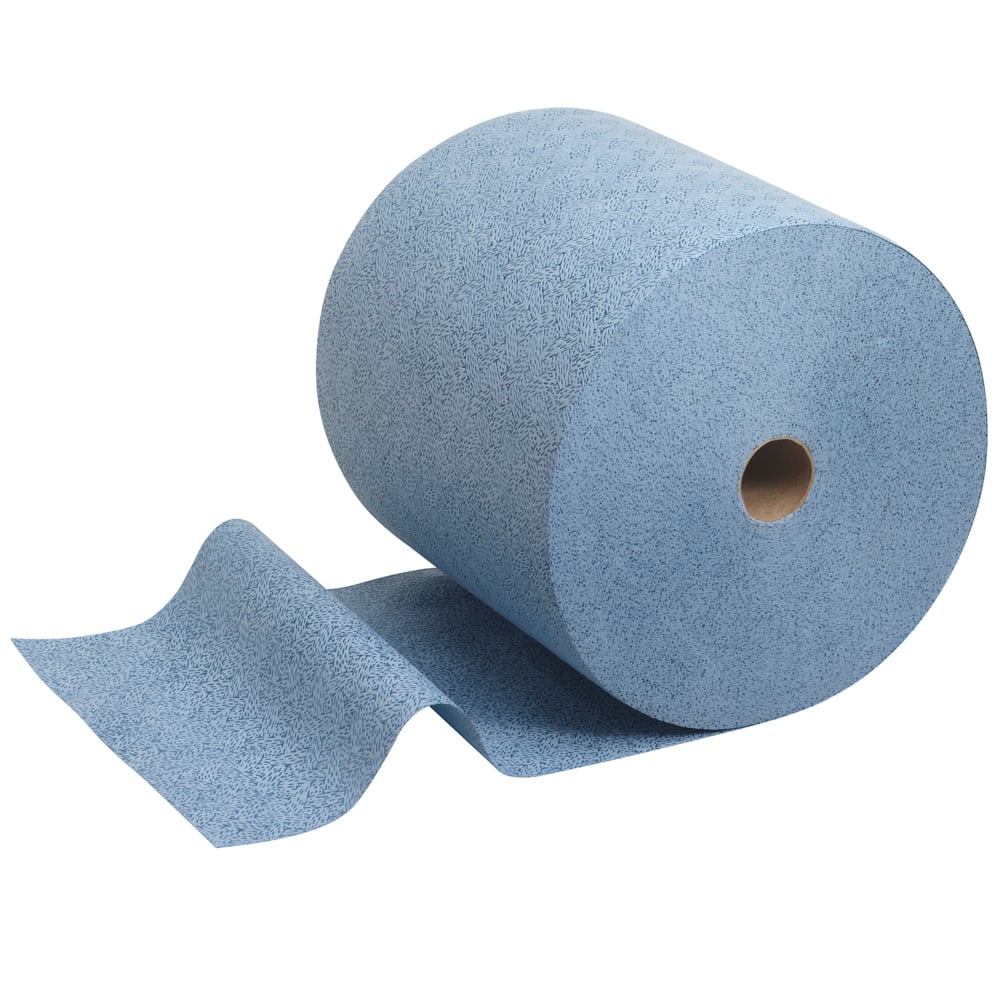 Kimtech® Process Wipers 7643 - 1 roll x 500 large, blue cloths - 7643