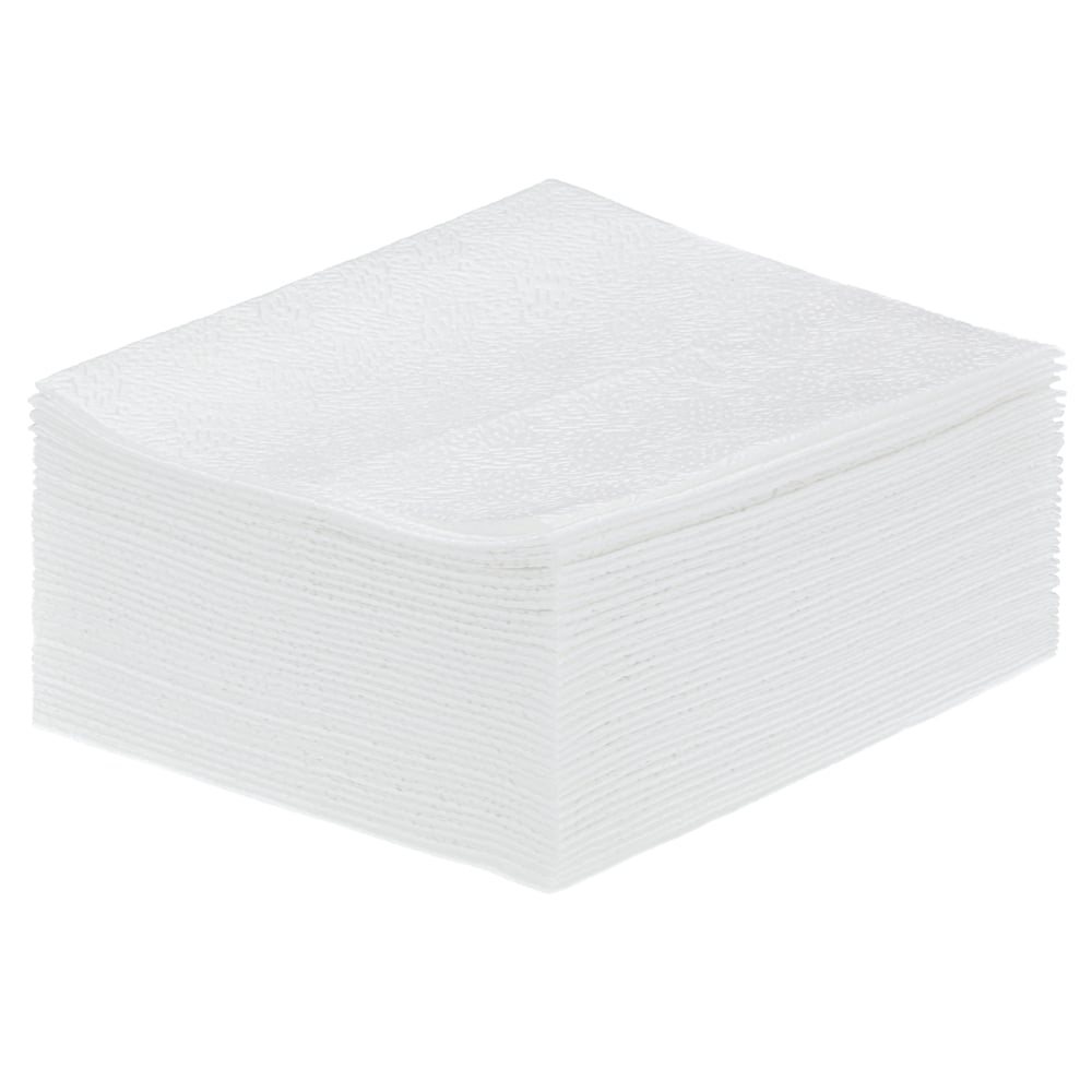 Kimtech® Pure Poetsdoeken 7624 - 35 1/4 gevouwen, witte, 1-laags doeken per polybag (verpakking bevat 12 zakken) - 7624