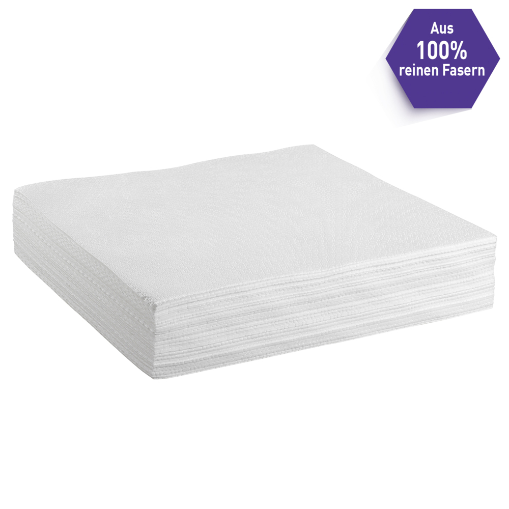 Kimtech™ Pure W4 Poetsdoeken 7605 - 100 witte doeken per polybag (verpakking bevat 5 polybags) - 7605