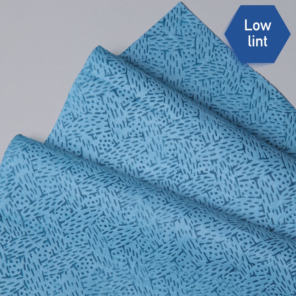 Kimtech® Paños para procesos 7644, 1 caja BRAG™ Box x 160 paños azules - 7644