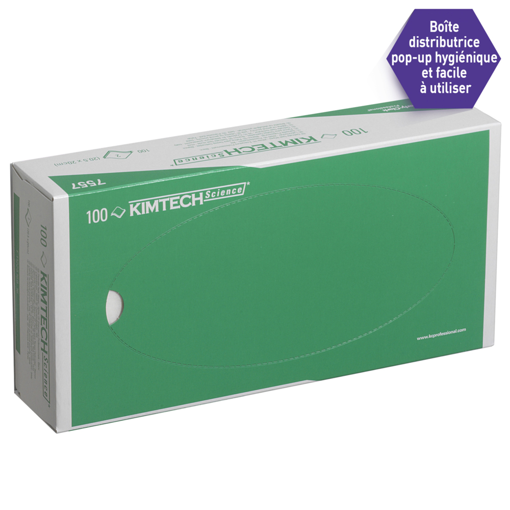 Kimtech® Science Precisiedoeken  24 dozen x 100 witte 2-laags vellen = 2400 vellen - 7557