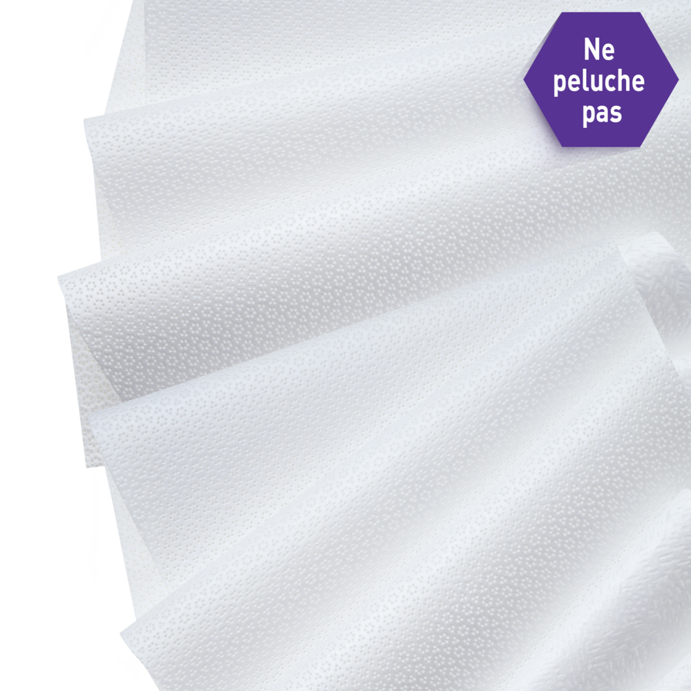 Essuyeurs W4 Kimtech®  Pure 7605 - 100 formats blancs par paquet (5 paquets par carton) - 7605