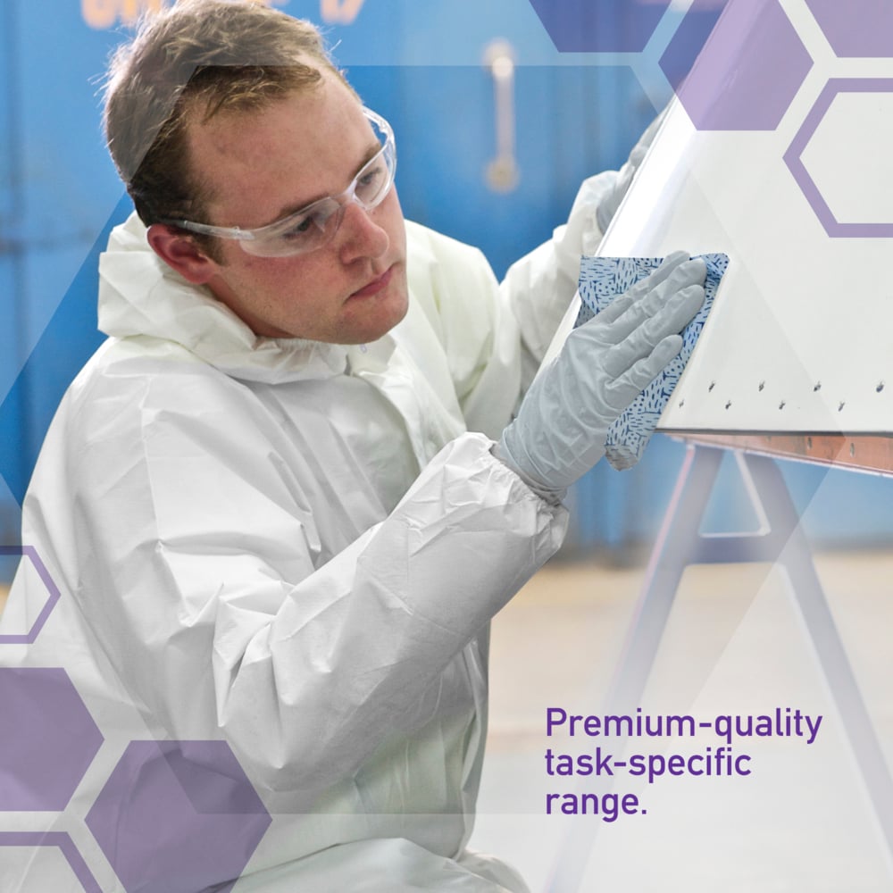 Kimtech® Paños para procesos 7644, 1 caja BRAG™ Box x 160 paños azules - 7644