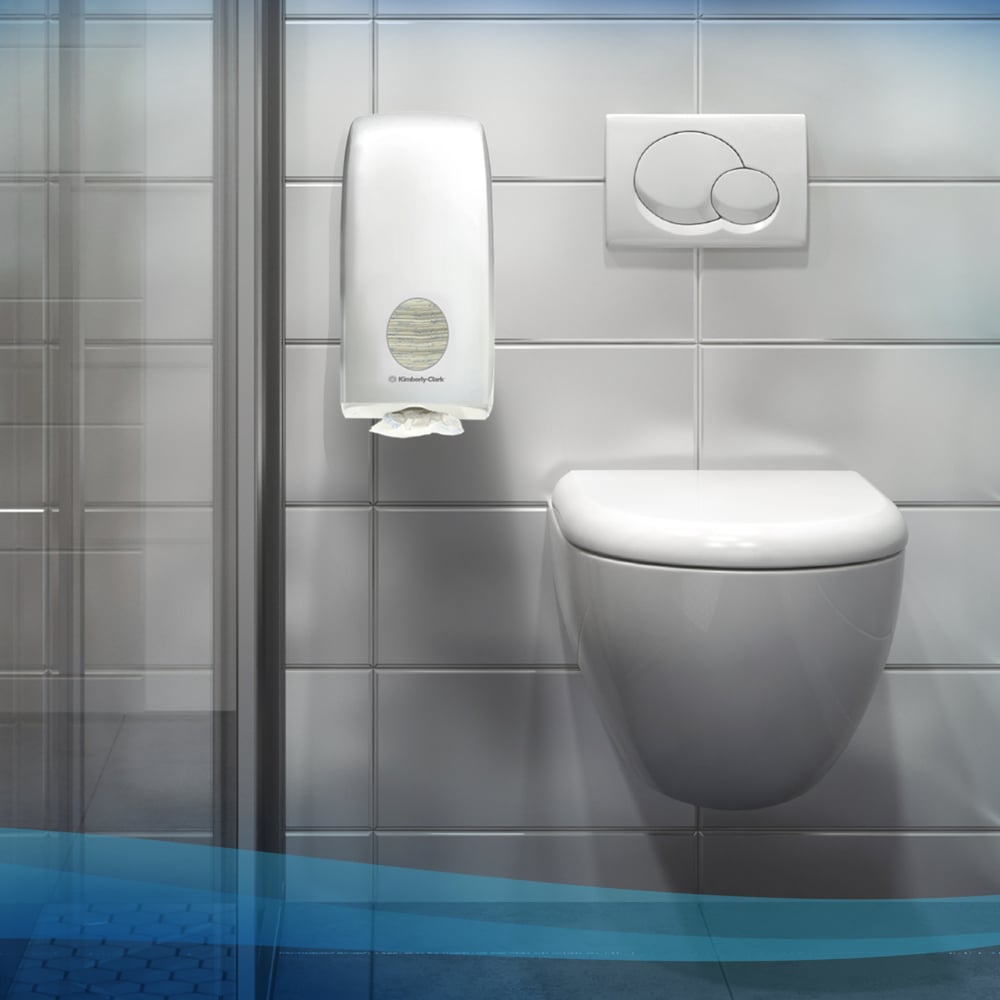 Scott® Control™ Papel Higiénico Plegado de 2 Capas 8509, 36 Paquetes de 220 Hojas, Para Dispensadores Aquarius™ Compatibles, Maxi Pack, Blanco - 8509